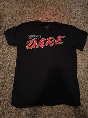 D.A.R.E. Logo Short Sleeve Tee - Black/Red